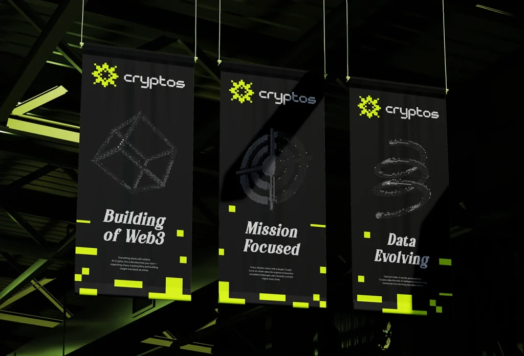 Cryptos – Diseño de página web y marca